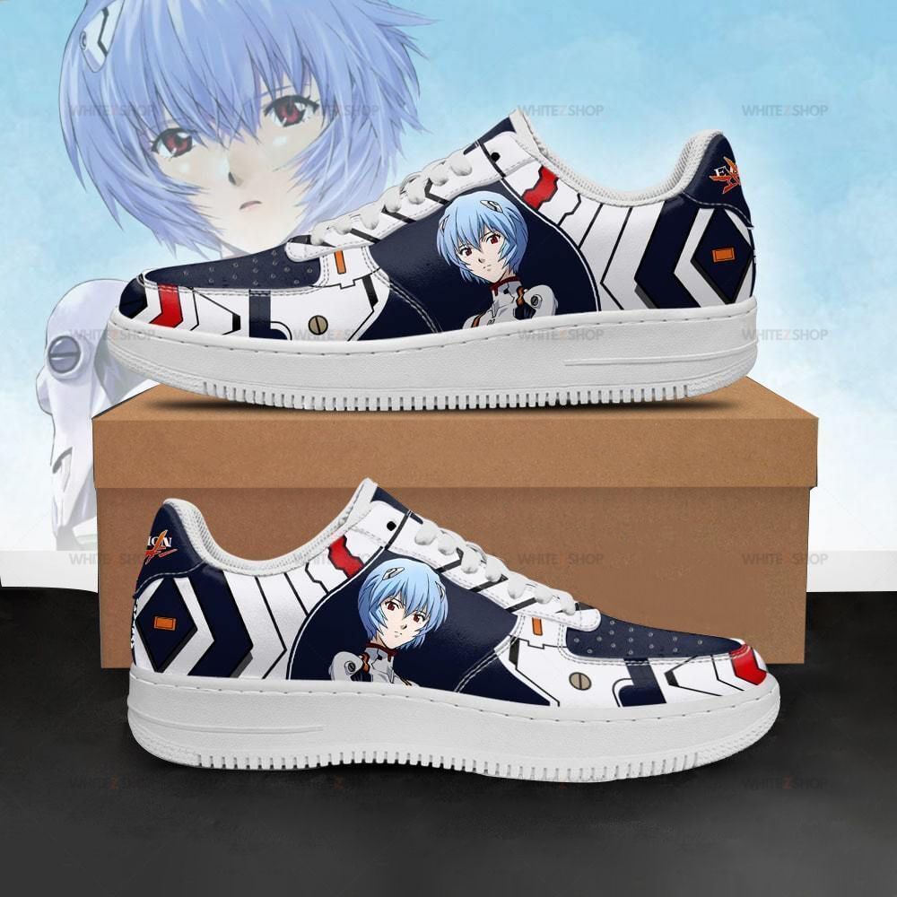 Evangelion Rei Ayanami Sneakers Neon Genesis Evangelion Shoes Air ...