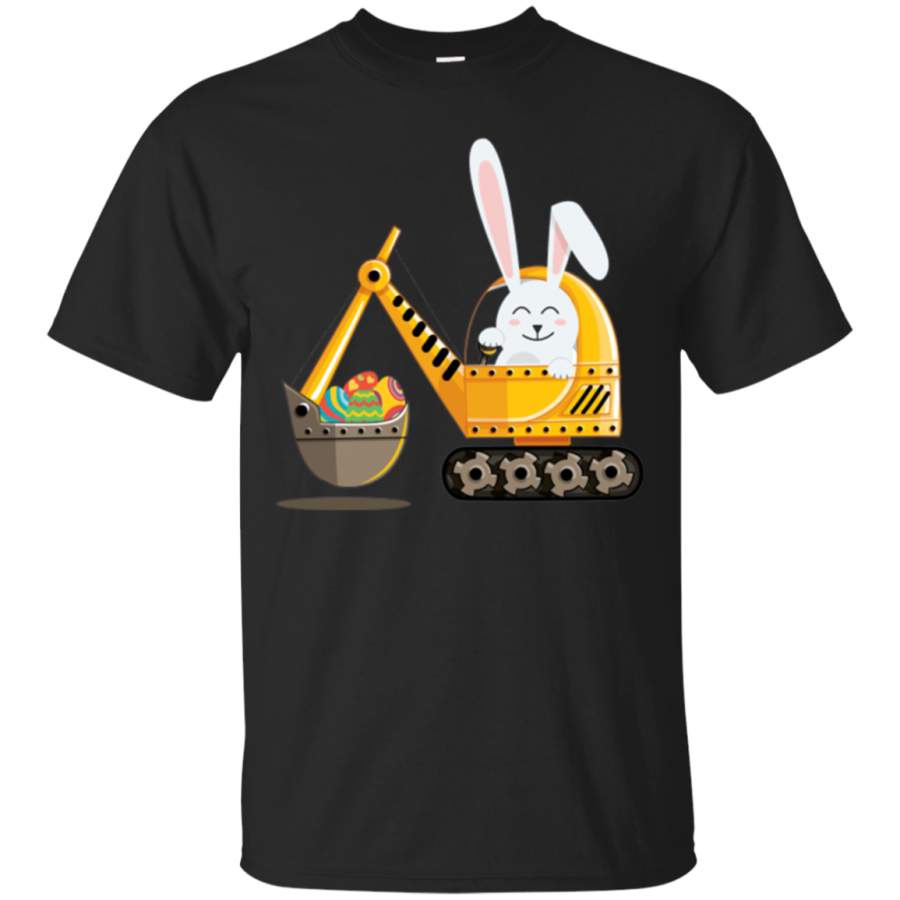 Bunny Digging Easter Eggs Silly Fun Kids t shirt