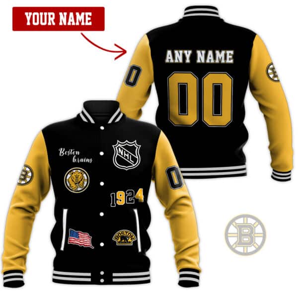 Baseball Jacket Boston Bruins