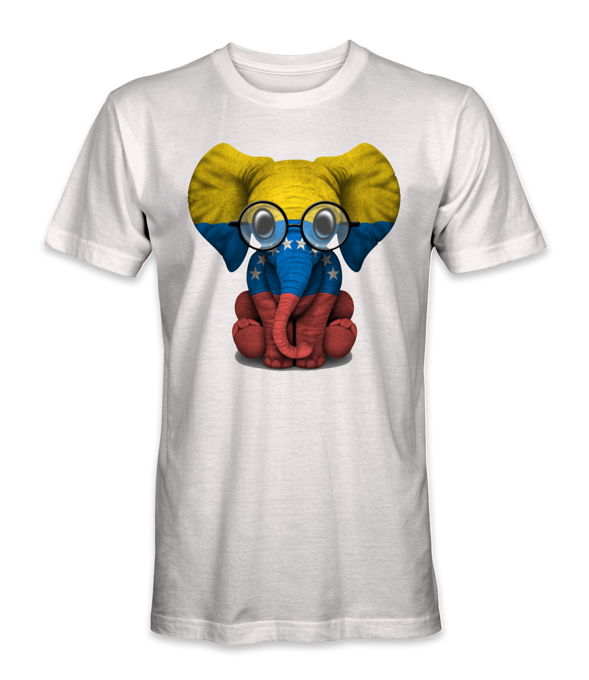 Venezuela Flag On An Elephant T-Shirt