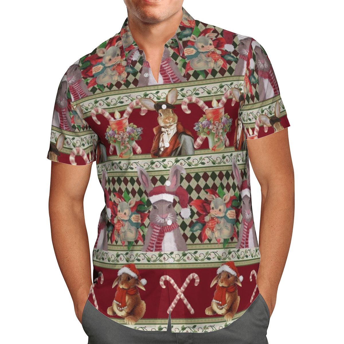 Amazing Rabbit Christmas Hawaiian Shirt