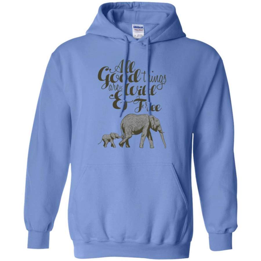 Elephant Wild & Free Hoodie