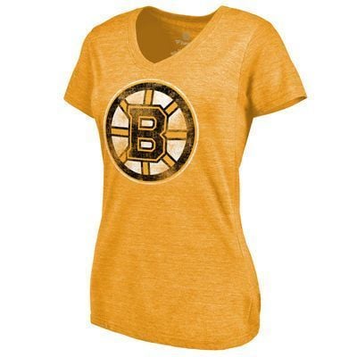 Boston Bruins Gold Team Primary Logo Shirt