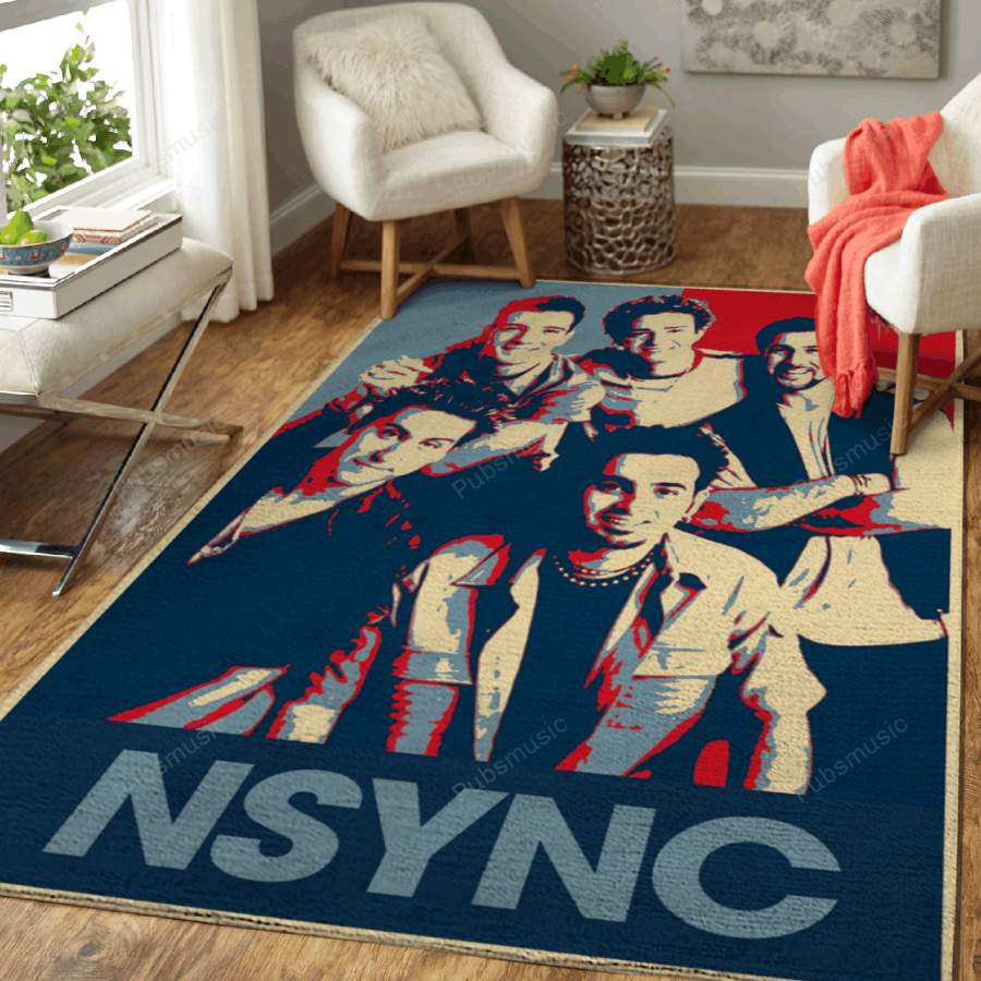 NSYNC – Pop Music Art For Fans Area Rug Living Room Carpet Floor Decor
