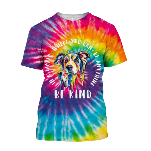 Best Hoodie  Ah Tie Dye Australia Shepherd Dog T-Shirt 3D Printed Hoodie , 3D Hoodie