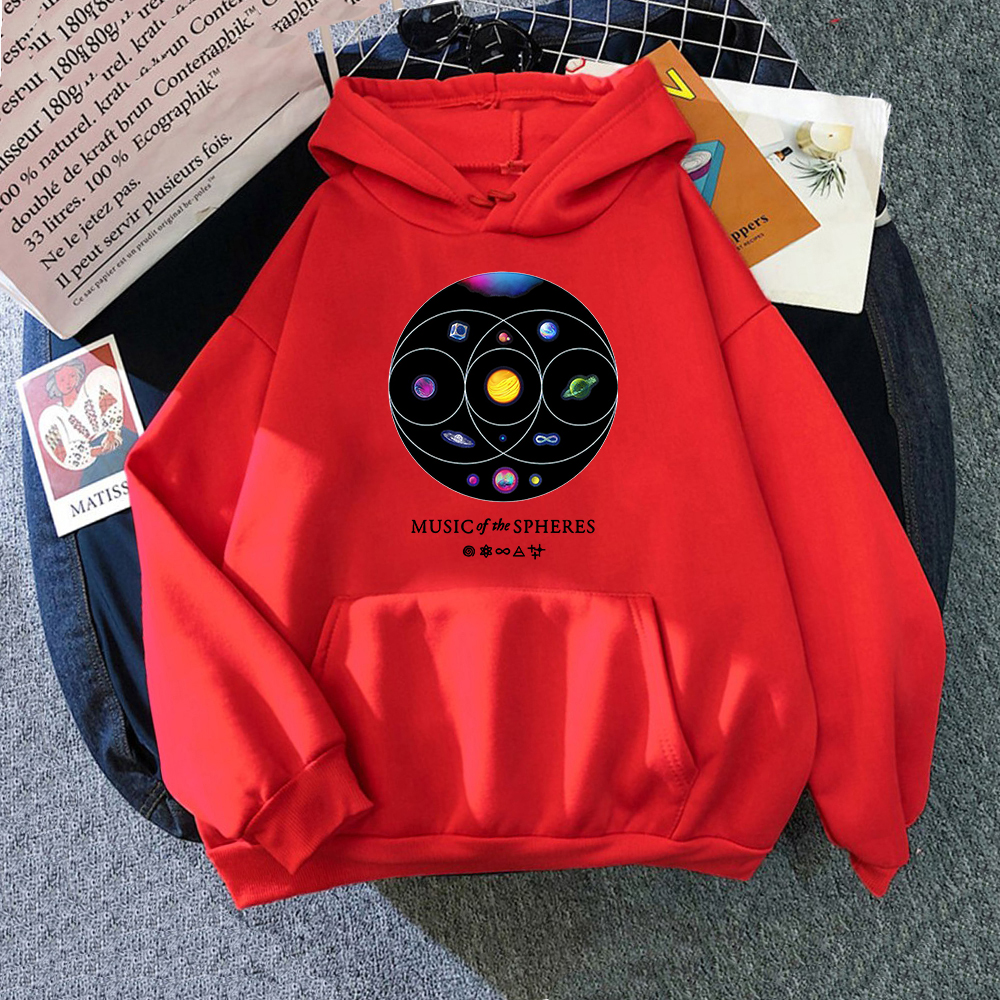 2022 Coldplay The Spheres Hoodies I Will Try To Fix You Print Hoodie Autumn Winter Women Men Sweatshirts Flower of Life Clothes alx