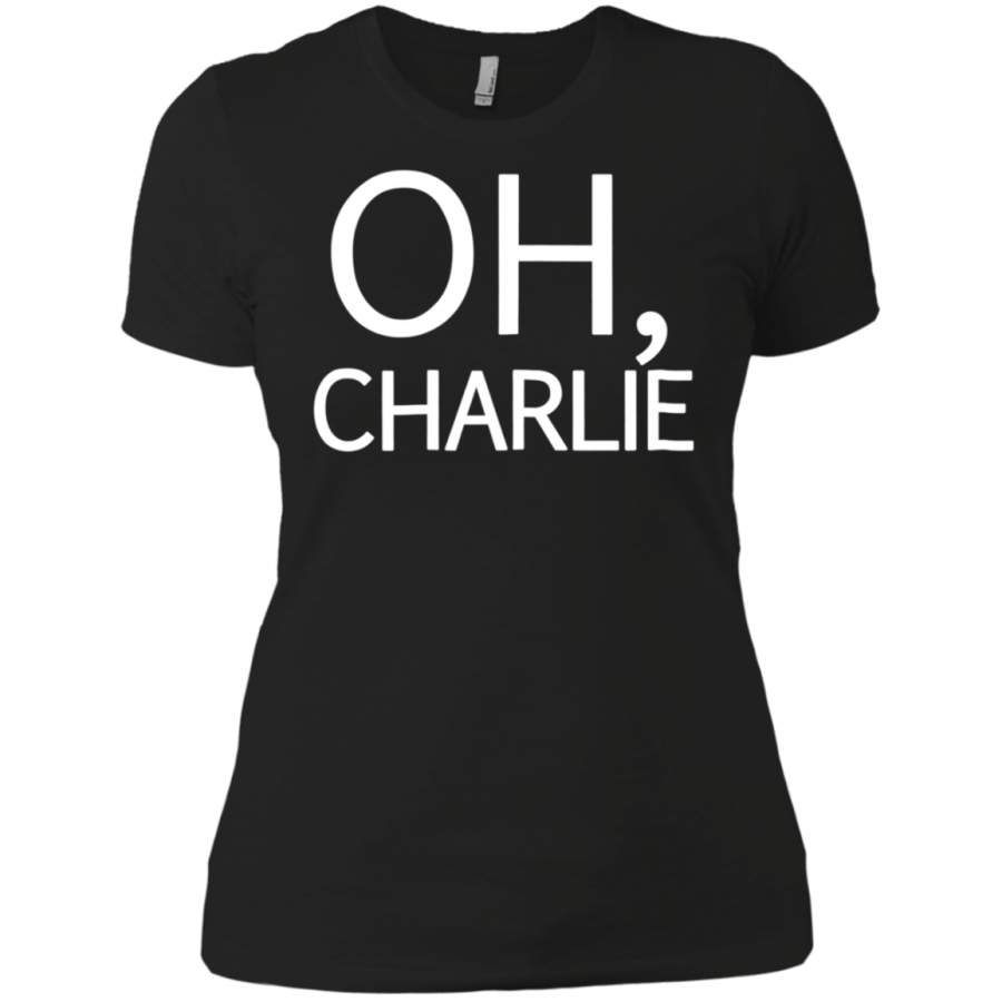 AGR Charlie Puth OH-Charlie Ladies T-Shirt