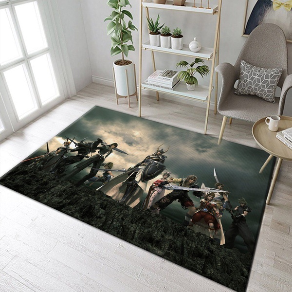 Final fantasy 01 rug Game Floor Decor The US Decor