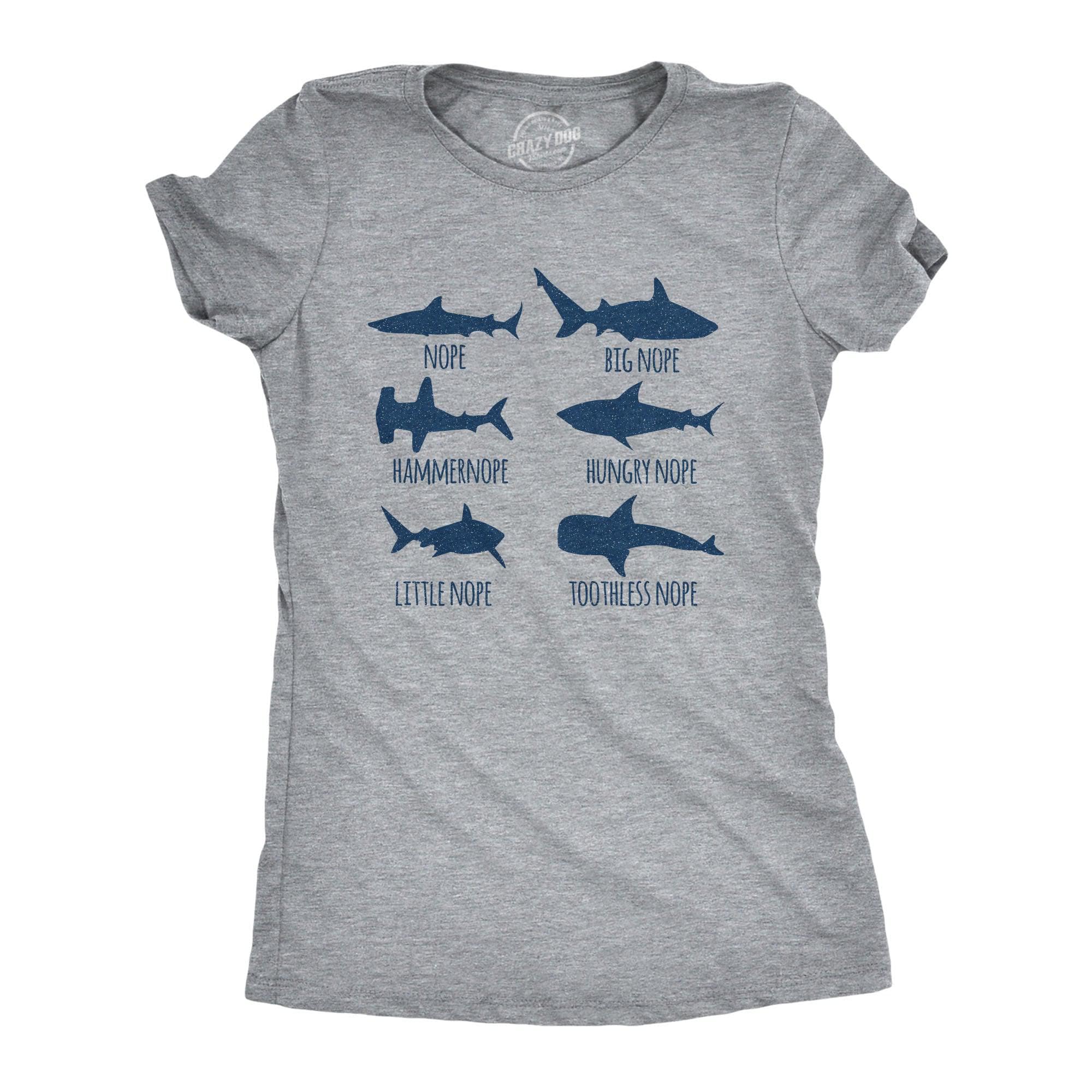 Shark Nope Women’S Tshirt