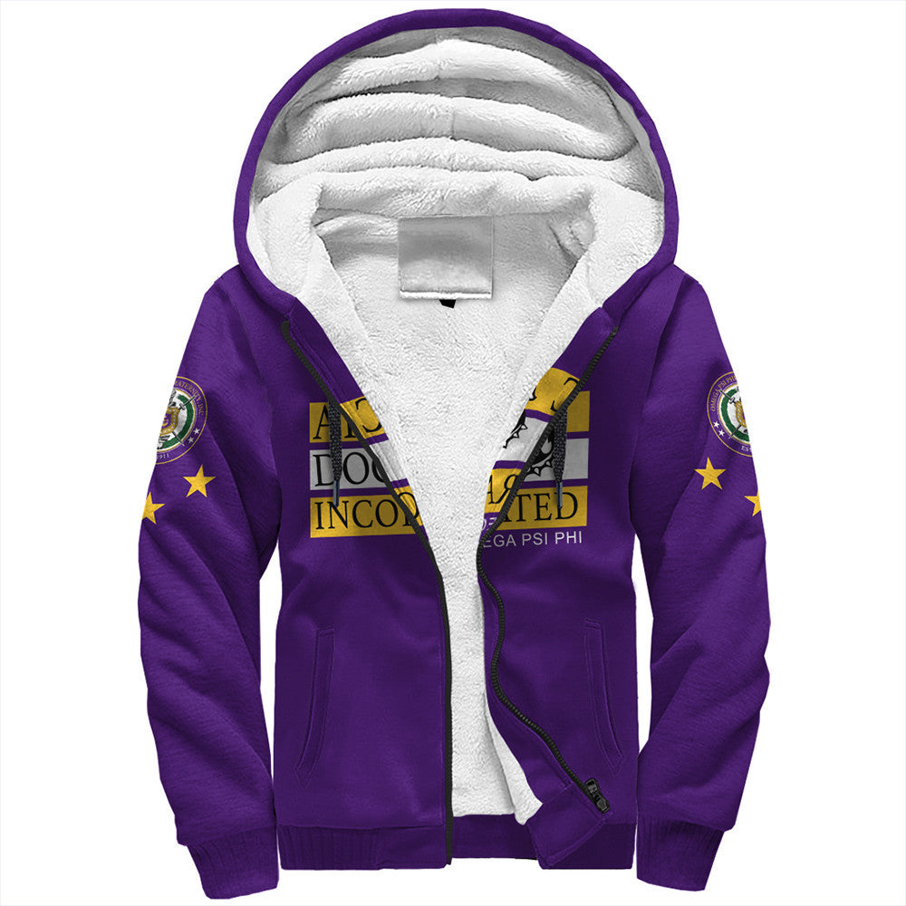 Fraternity Hoodie – Omega Psi Phi Greek Life Sherpa Hoodie