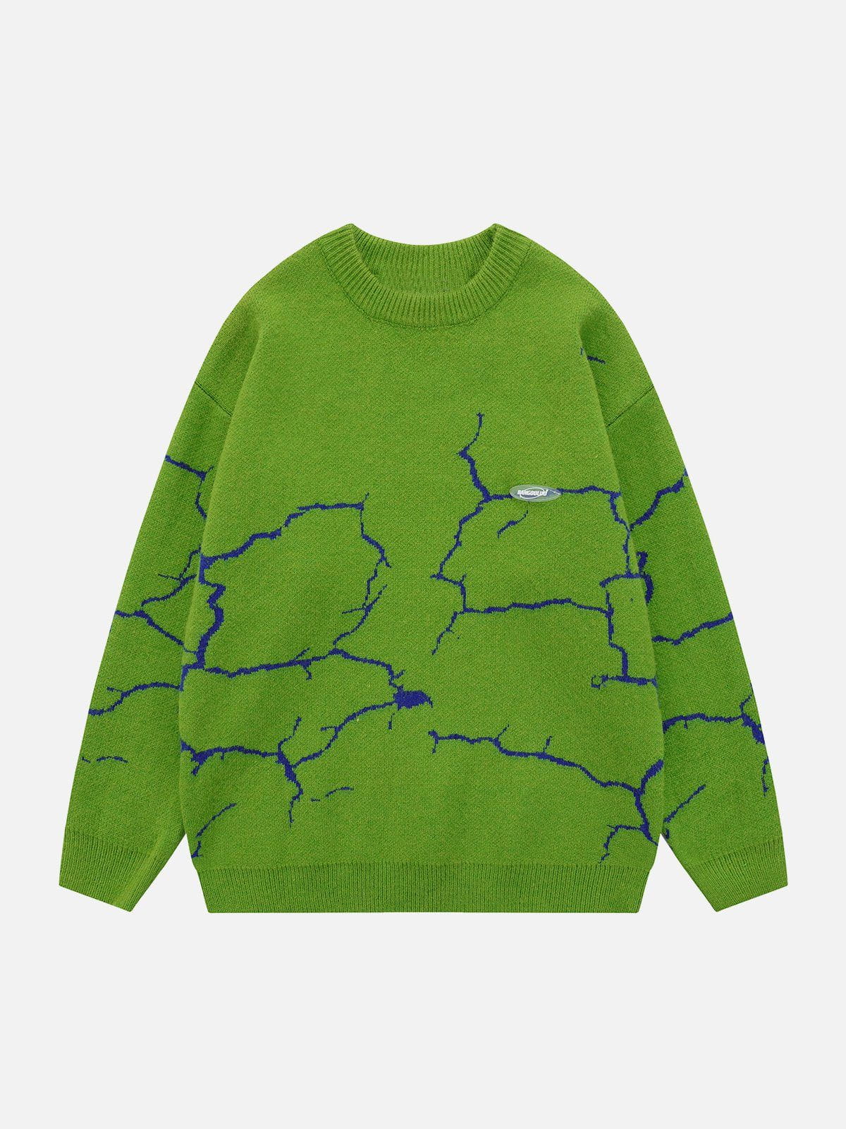 Talishko™ – Crackle Embroidery Sweater