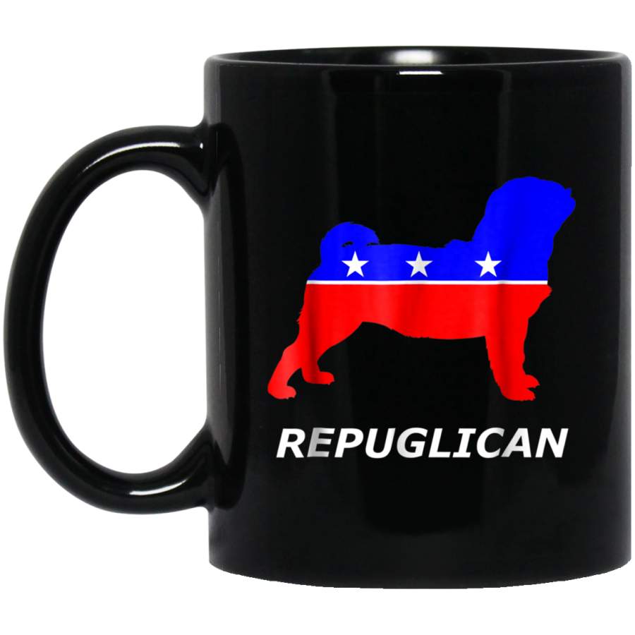 Republican Elephant Pug  Repuglican 11 oz 15 oz Mug