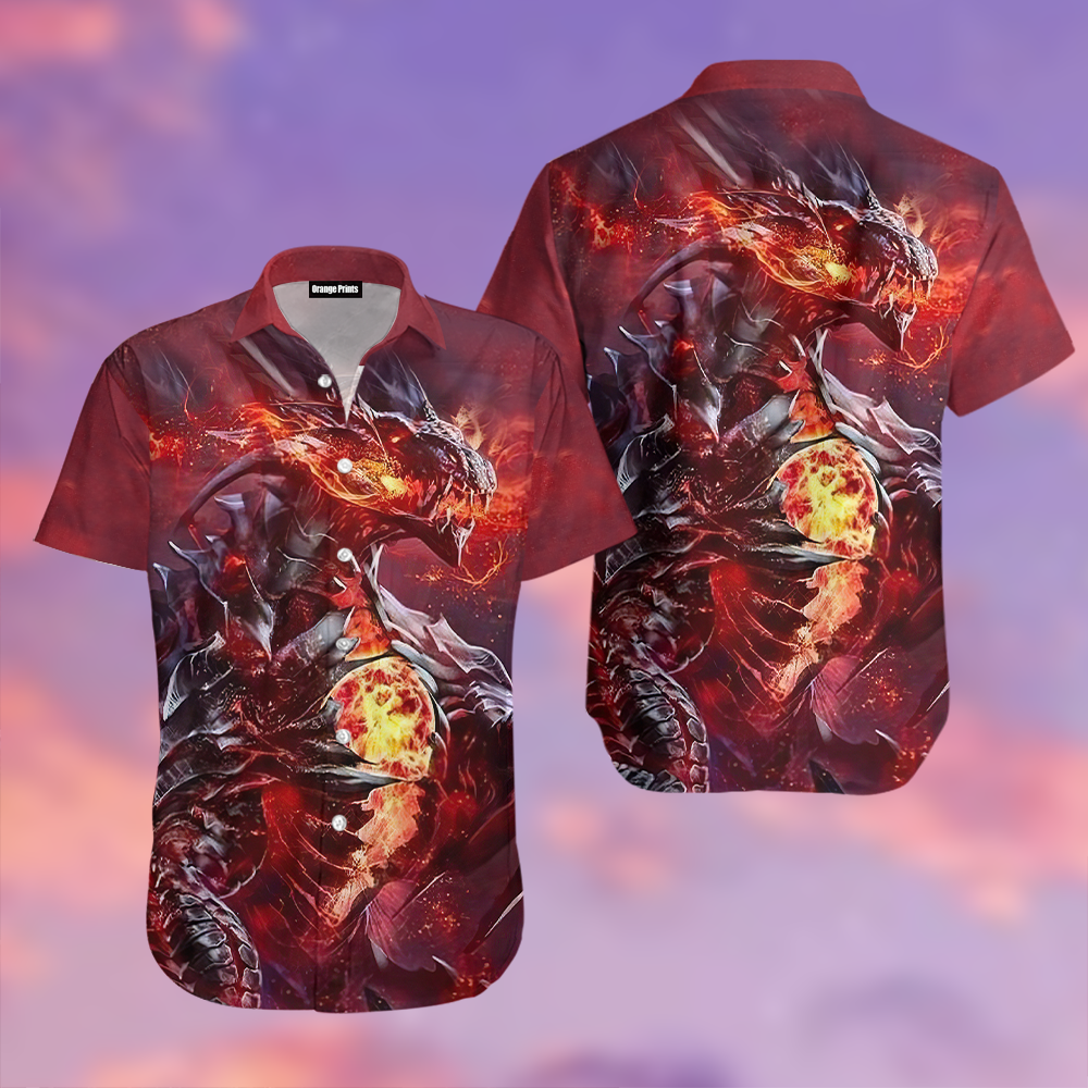 Fire Dragon Legend Hawaii Shirt For Men Women Ha93085