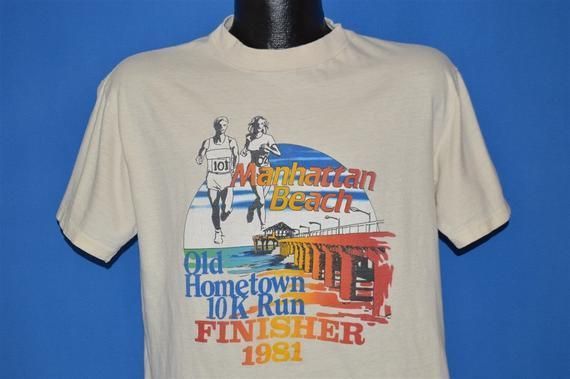 80S Manhattan Beach 10K Run 1981 Shirt