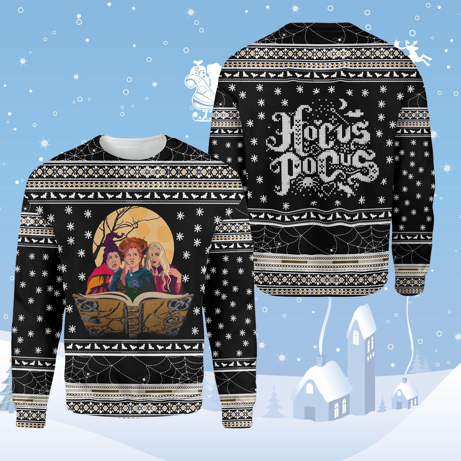 Witches Ugly Sweater Hr2209N3