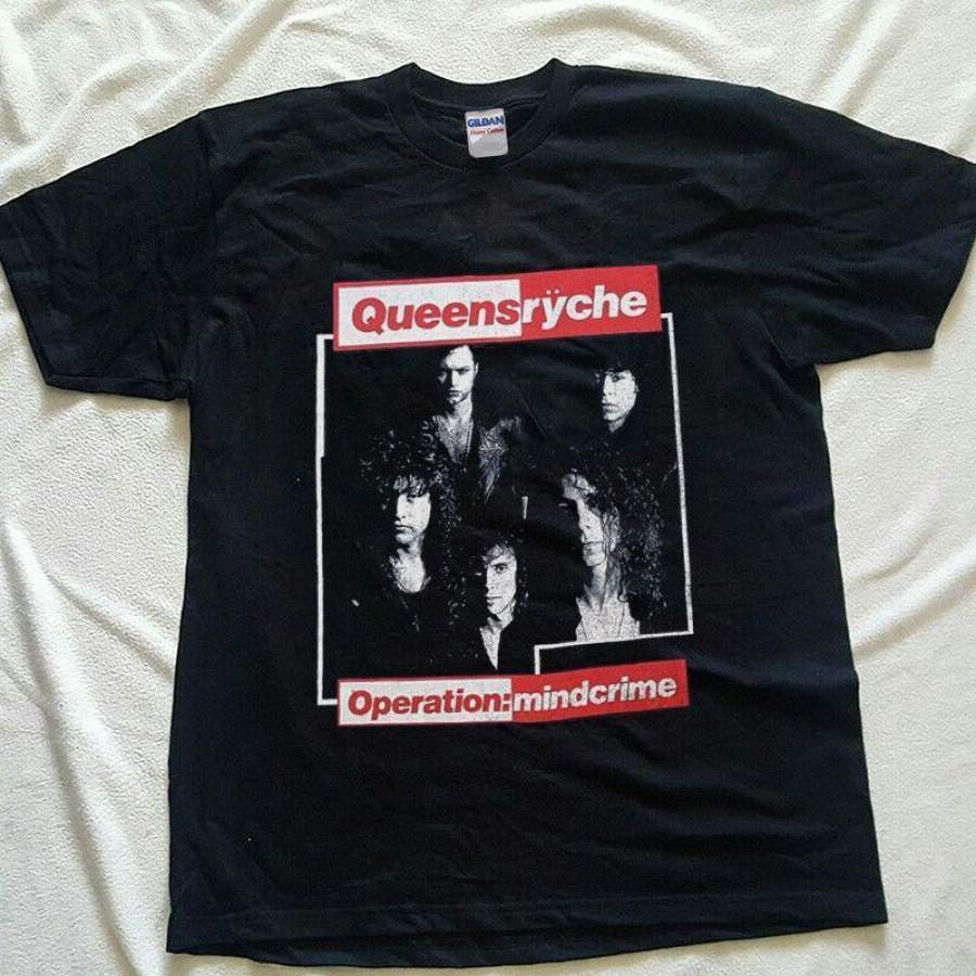 Queensryche T Shirt 80’S Concert Tour 1988 Operation Mindcrime