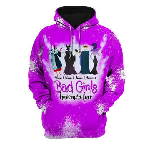 Personalized Halloween Custome Gifts Shirt Ideas For Friends Besties, Bad Girls Have More Fun Custom All Over Print Products