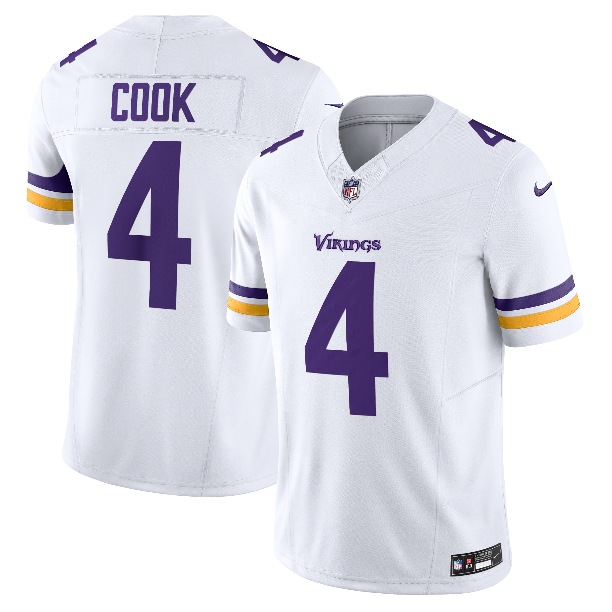 Dalvin Cook Minnesota Vikings Vapor F.U.S.E. Limited Jersey – White