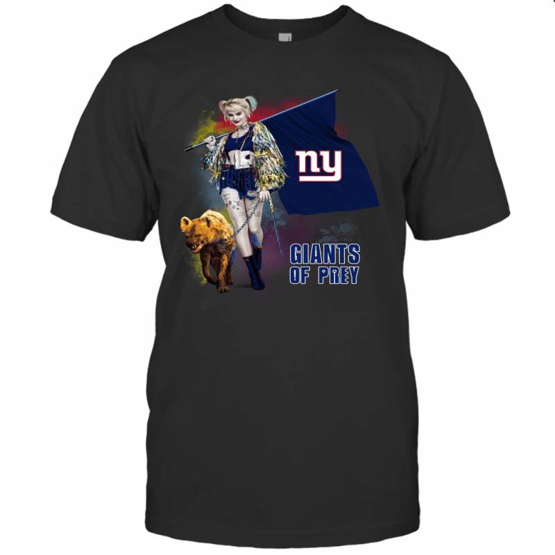 Harley Quinn flag New York Giants Of Prey T-Shirt