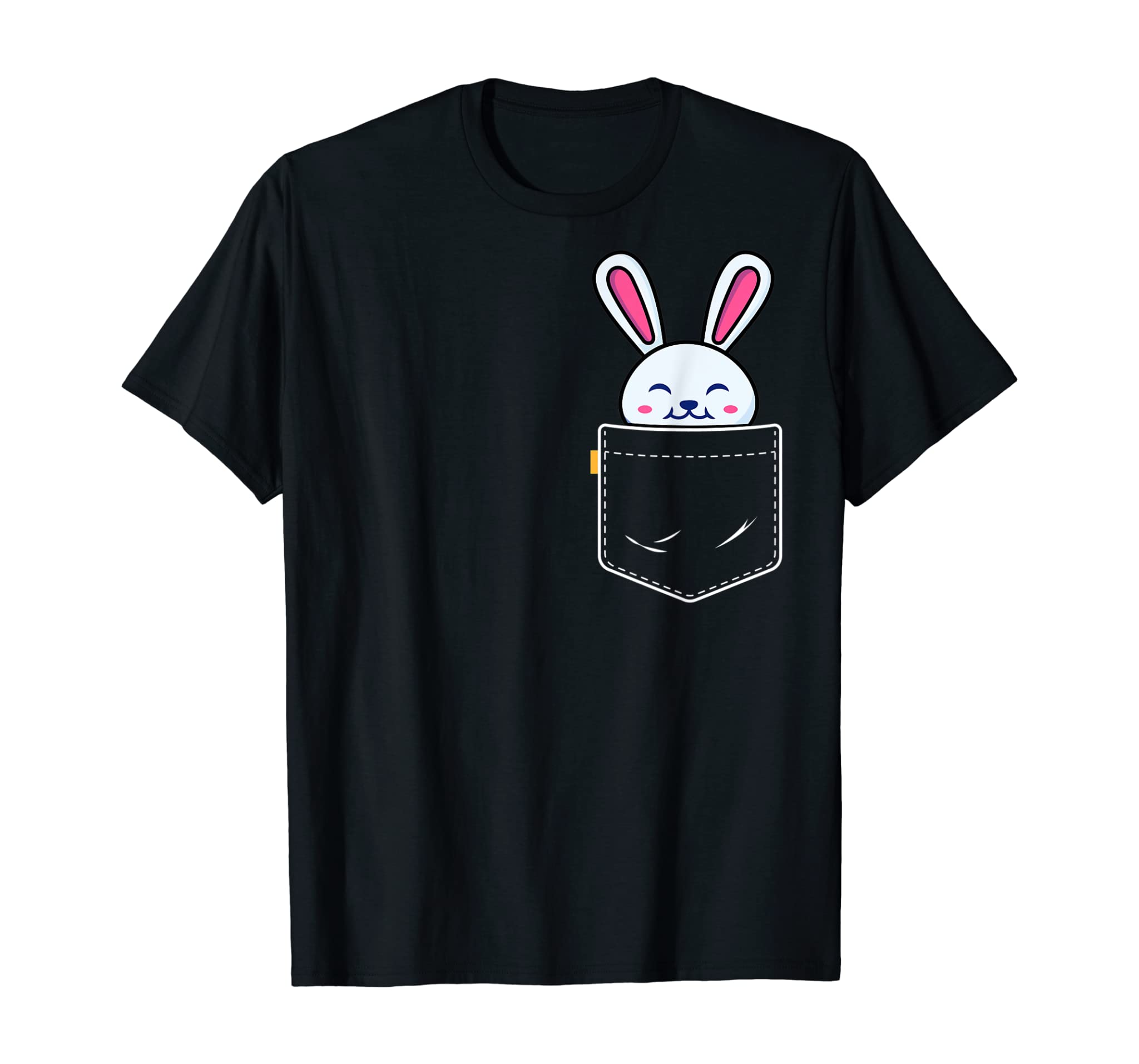 Bunny In Pocket Shirt Rabbit Lover Gifts For Women Men Kids T-Shirt