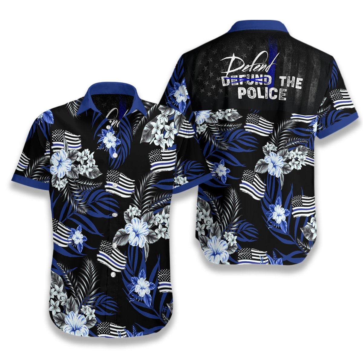 Defend The Police All Over Printed Hawaiian Shirt Ha90903