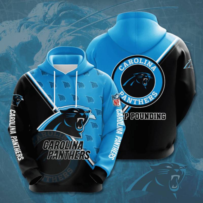 Carolina Panthers Football All Over Print Hoodie