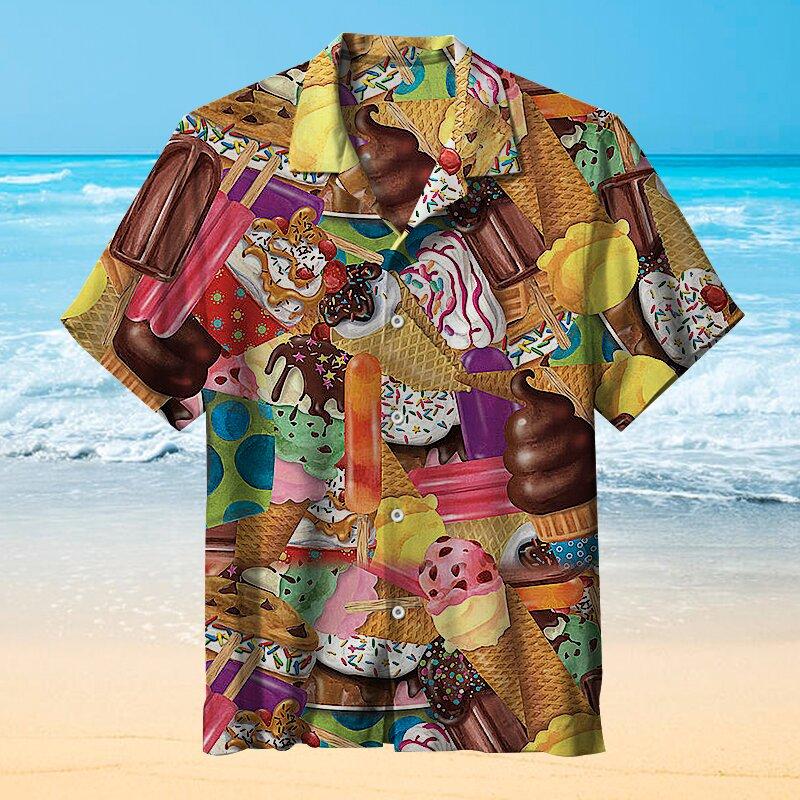 Ice Cream Sweets Lovers Hawaii Shirt Unisex Adult Ha52929