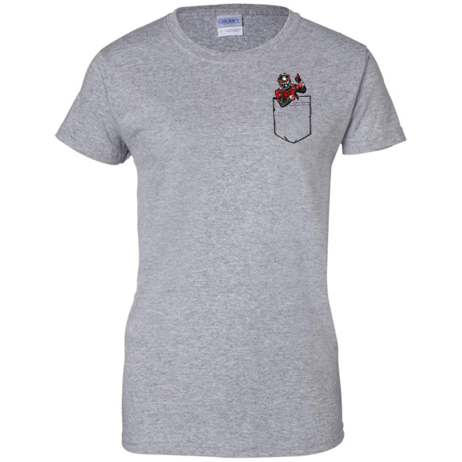 Ant MaN And The WasP Pocket Tshirt Ladies’ 100% Cotton T-Shirt