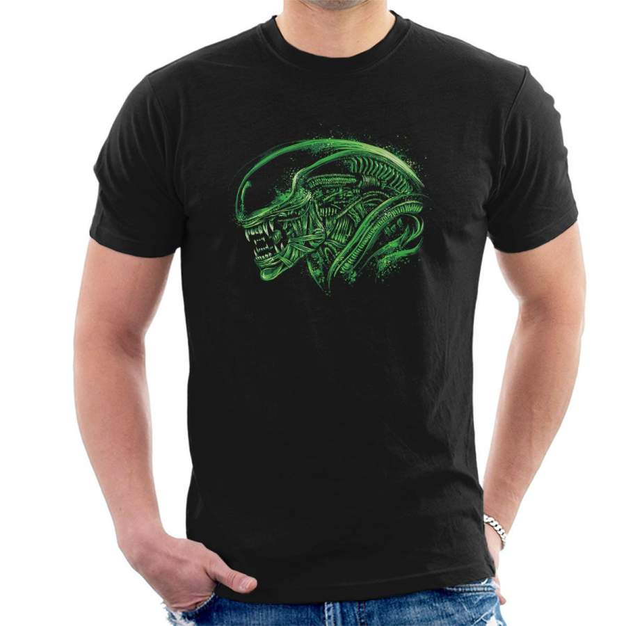 Aliens Space Nightmare Men’s T-Shirt