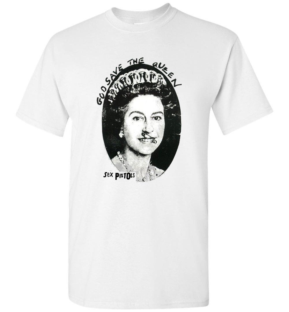 VINTAGE Sex Pistols God Save The Queen Men T-Shirt