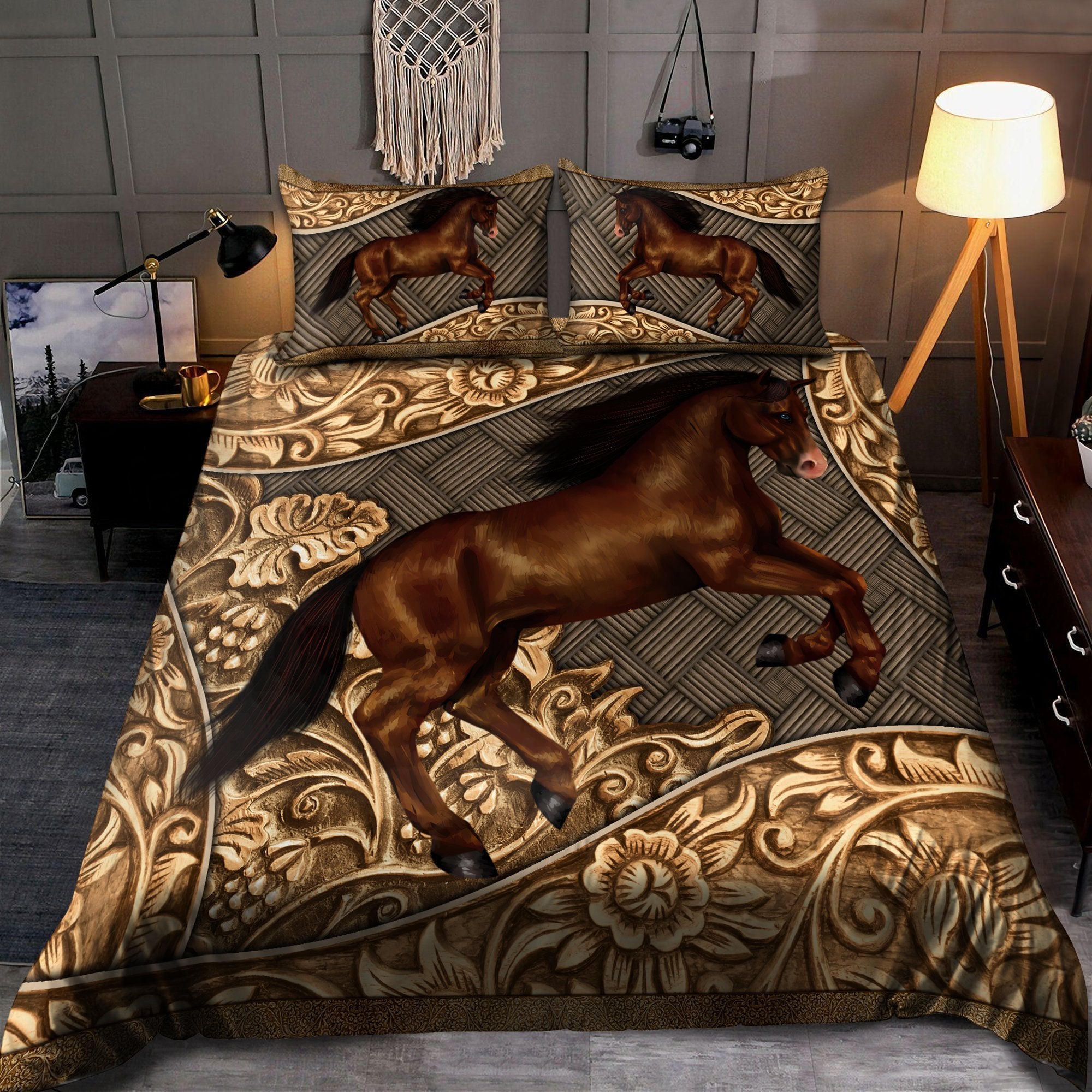 Tmarc Tee Beautiful Horse Bedding Set Mei09232003-Mei