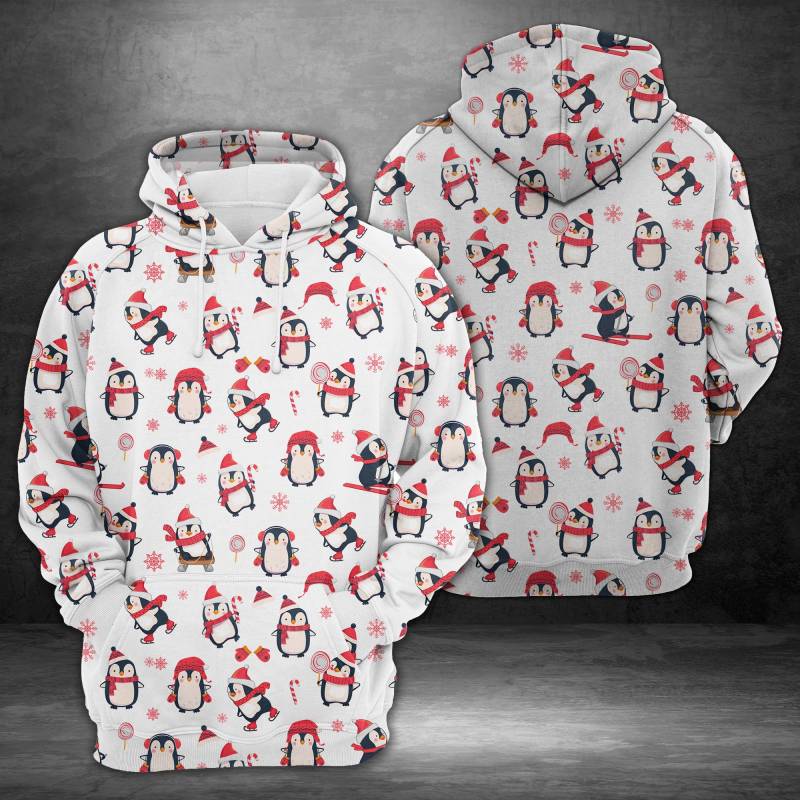 Cute penguin H15554 – All Over Print Unisex Hoodie