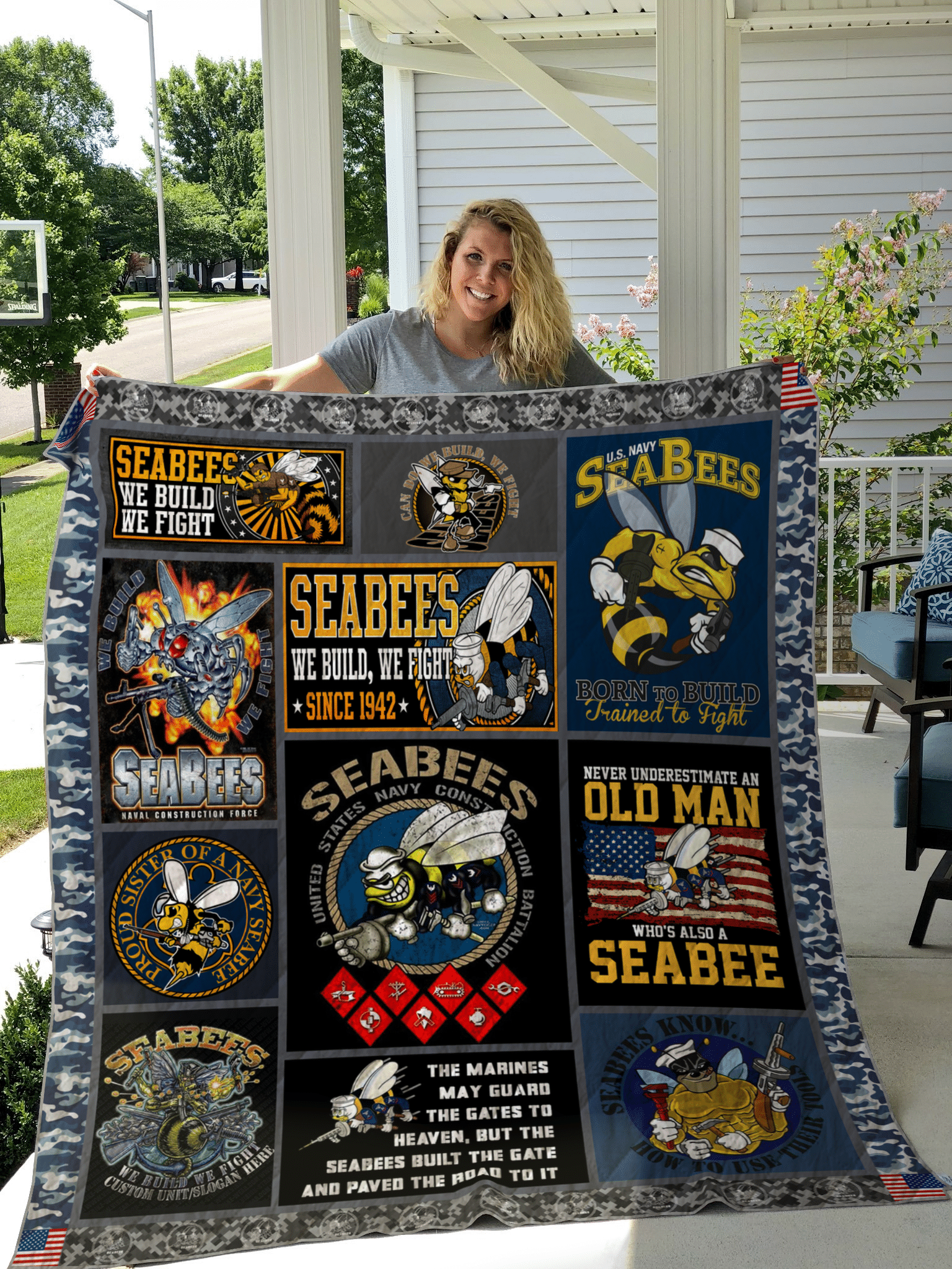 Seabee NG290705 Quilt Blanket