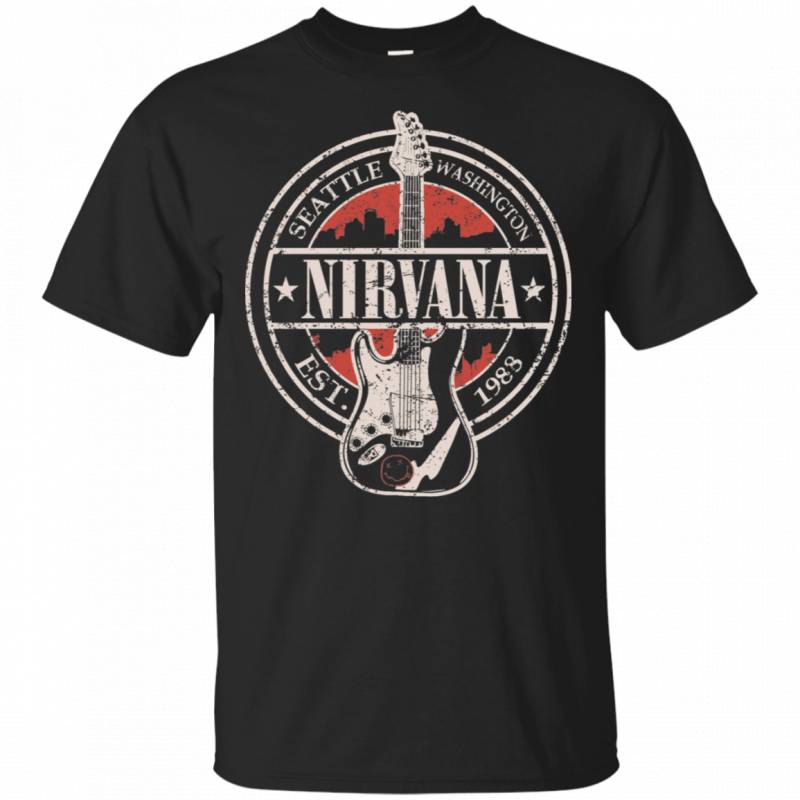 Nirvana Est. 1988 Rock Bank Vtg Gift T-Shirt