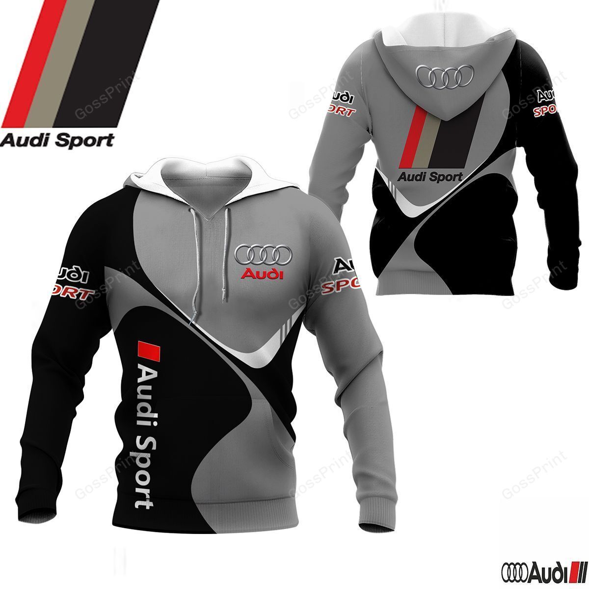 3D All Over Printed Audi Shirts Ver 73
