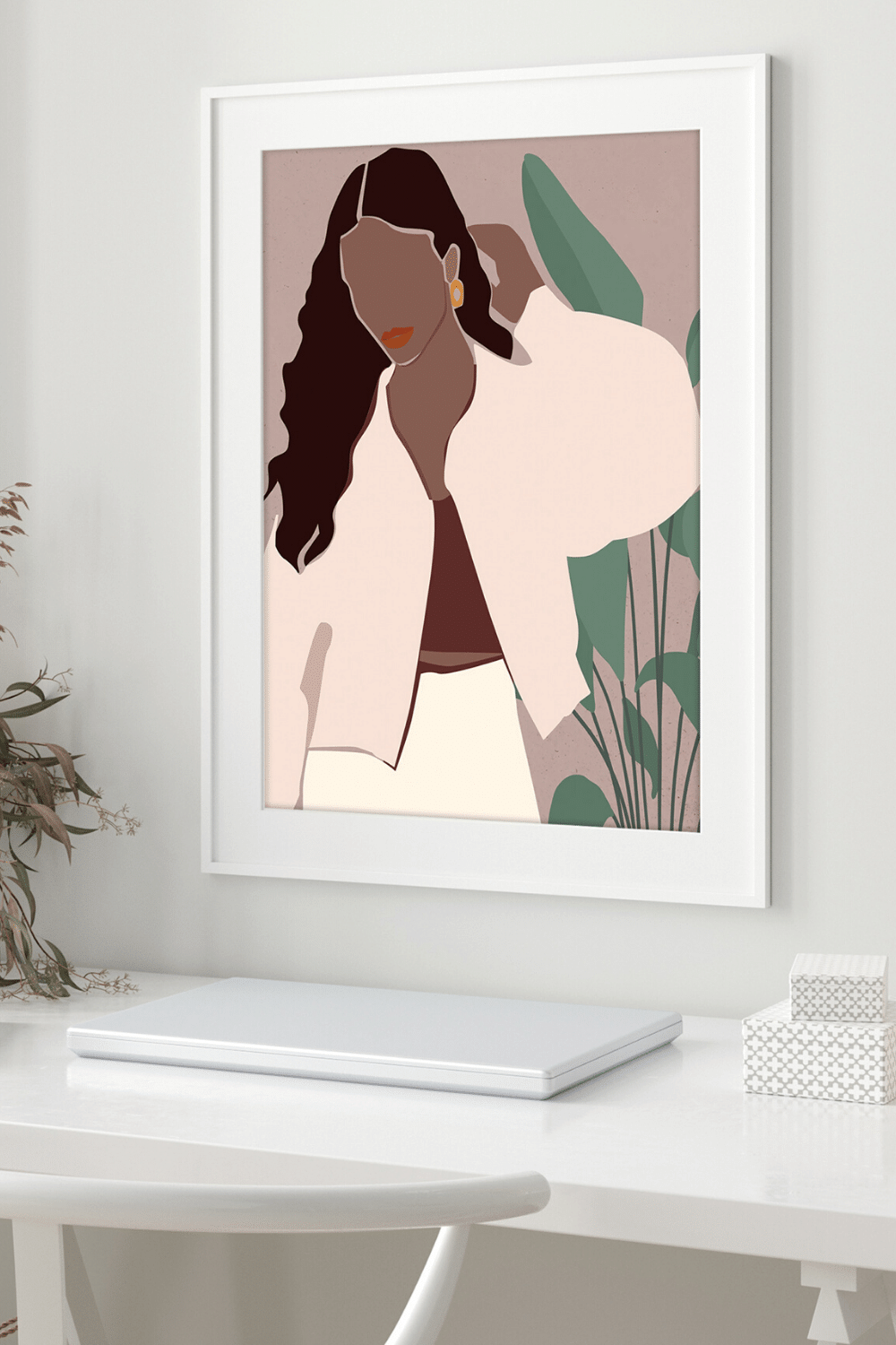 black queen wall art fashion prints black woman poster canvas