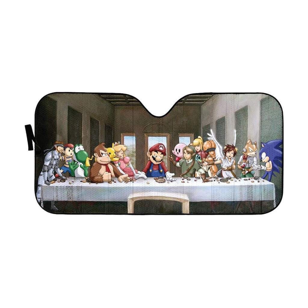 The Last Supper Mario Custom Car Sun Shade 3D Printed