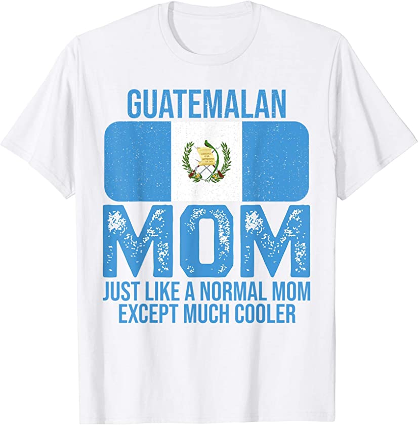 Vintage Guatemalan Mom Guatemala Flag Design Mother’s Day T-Shirt