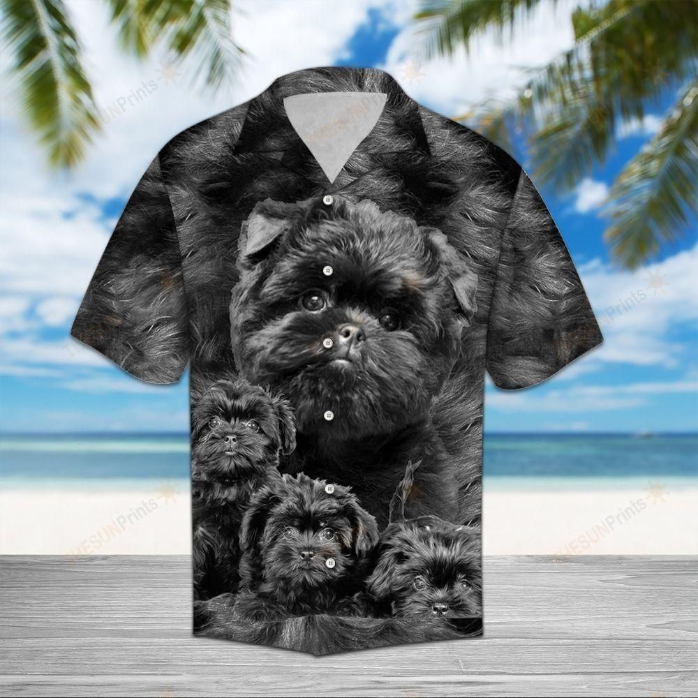 Affenpinscher Great Aloha Hawaiian Shirt Colorful Short Sleeve Summer Beach Casual Shirt For Men And Women