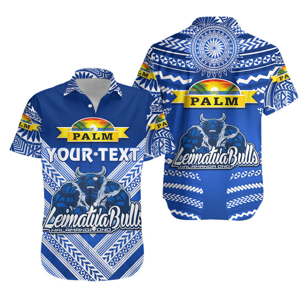 (Custom Personalised) Mate Ma’A Tonga Hawaiian Shirt Leimatu’A Bulls Creative Style – Blue Lt8