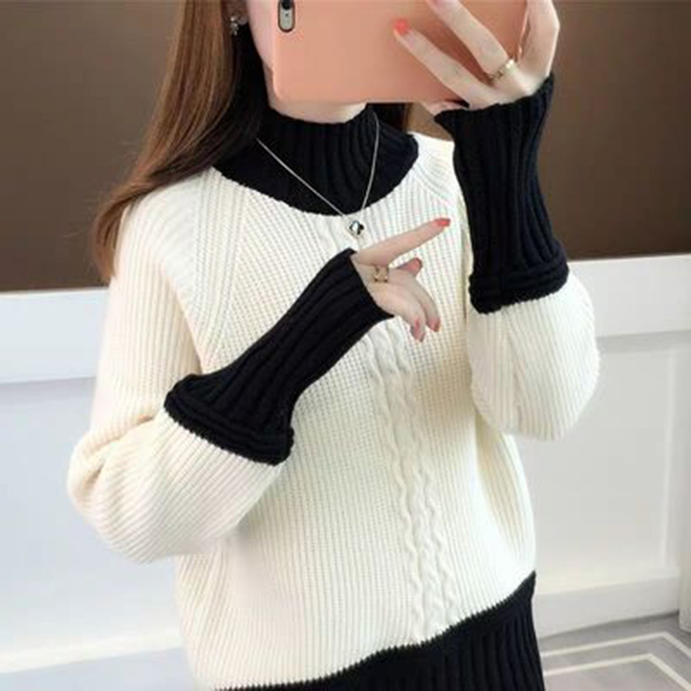 Autumn Winter Knitted Sweater Women 2022 new Korean Fashion Loose Lazy Short Long Sleeve Sweaters Pullovers Female Tops alx