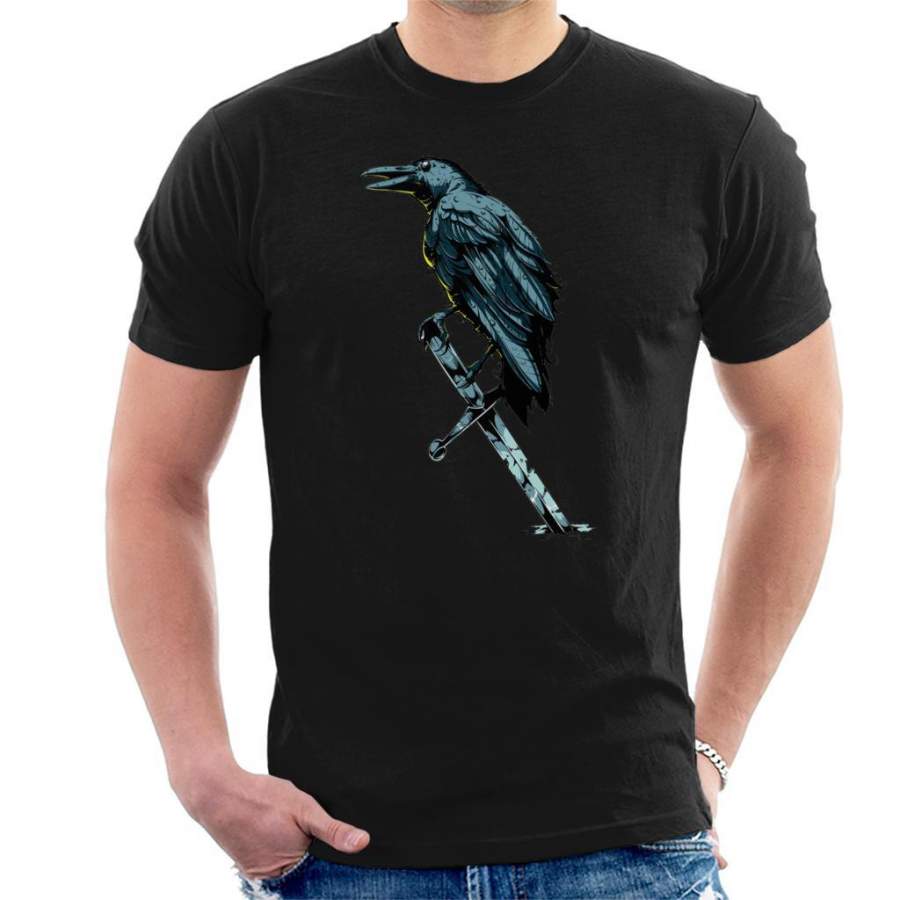 Crow On The Sword Men’s T-Shirt