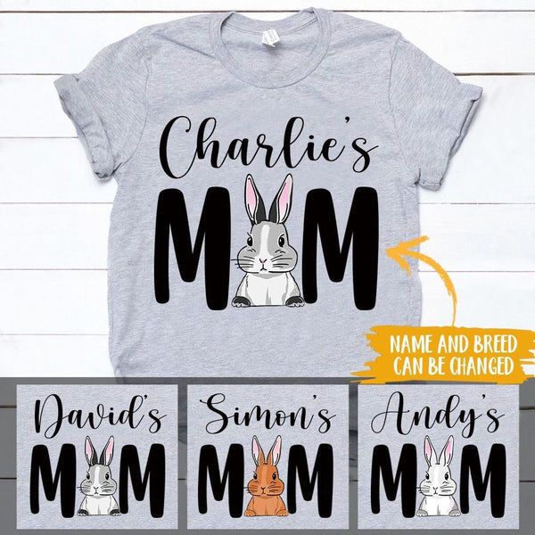 Rabbit Shirt Customized Rabbit Mom Personalized Gift