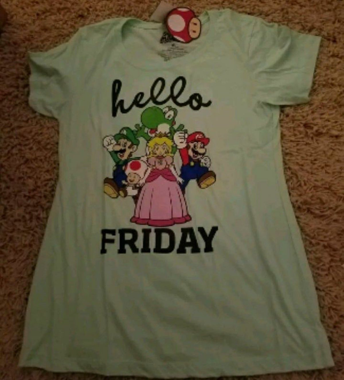 Sz Super Mario Hello Friday S Shirt