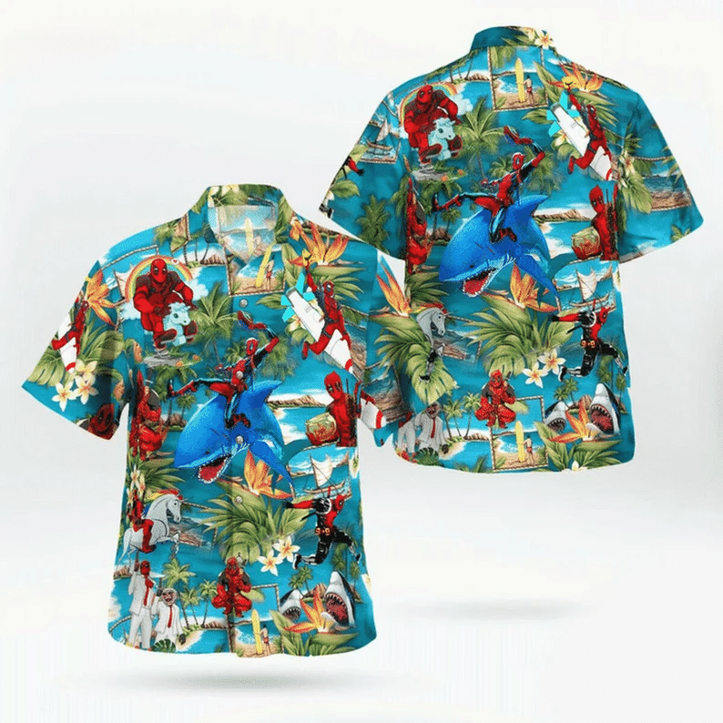 Deadpool Marvel All Over Print Hawaii Shirt Ha68904