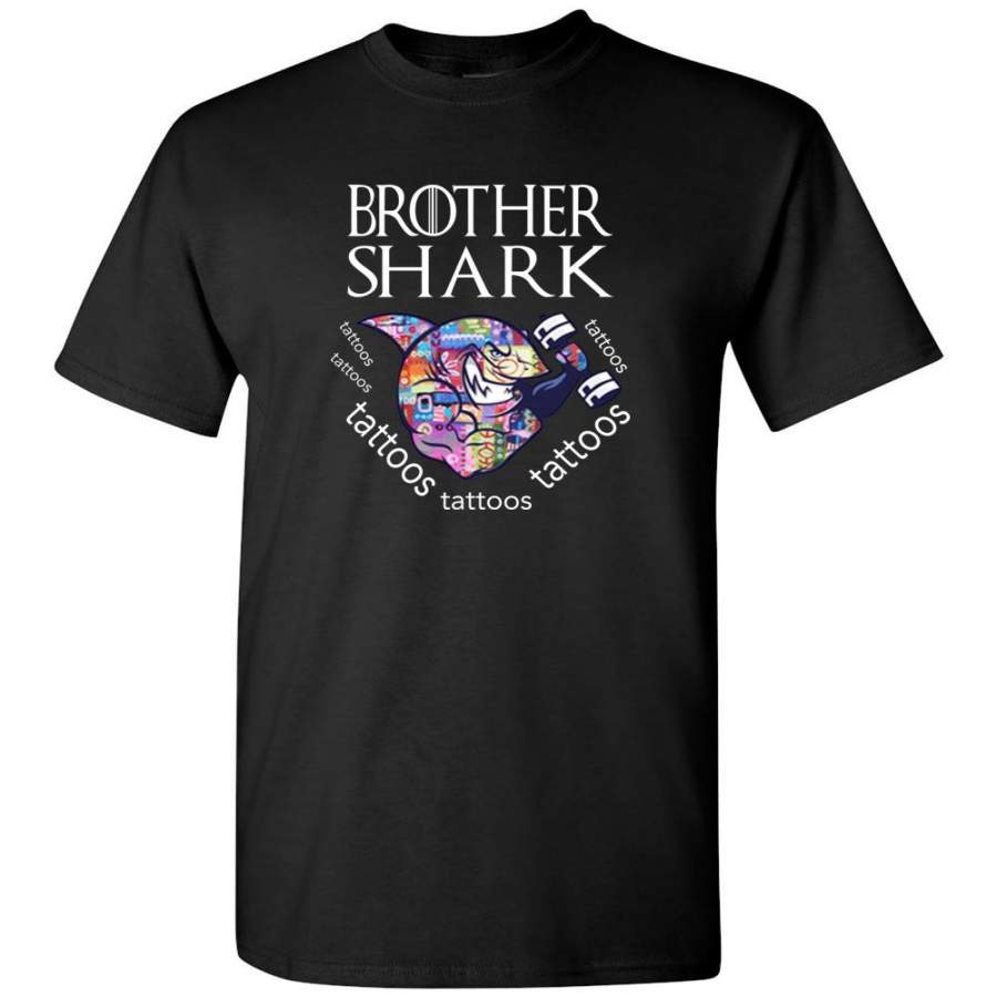 Brother shark tattoos gift tee shirt hoodies