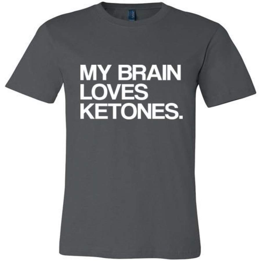 Keto Shirt My Brain Loves Ketones, Int’l Listing