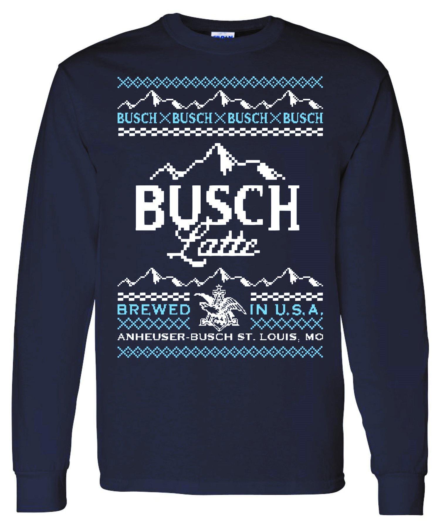 Busch Latte Ugly Sweater Long Sleeve T-Shirt