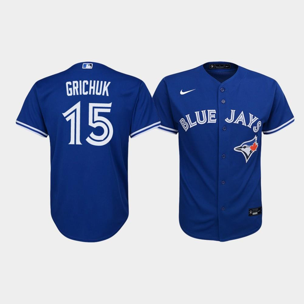 Youth Toronto Blue Jays Randal Grichuk 15 Royal Alternate Jersey