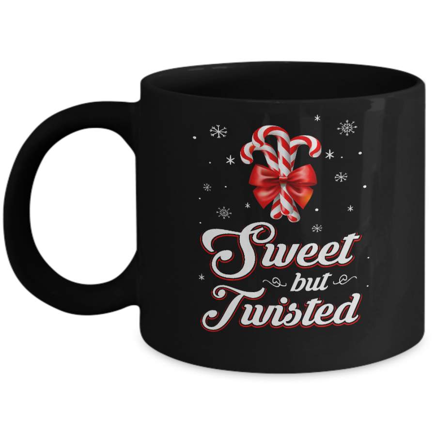 Sweet But Twisted Funny Candy Christmas Gifts Mug